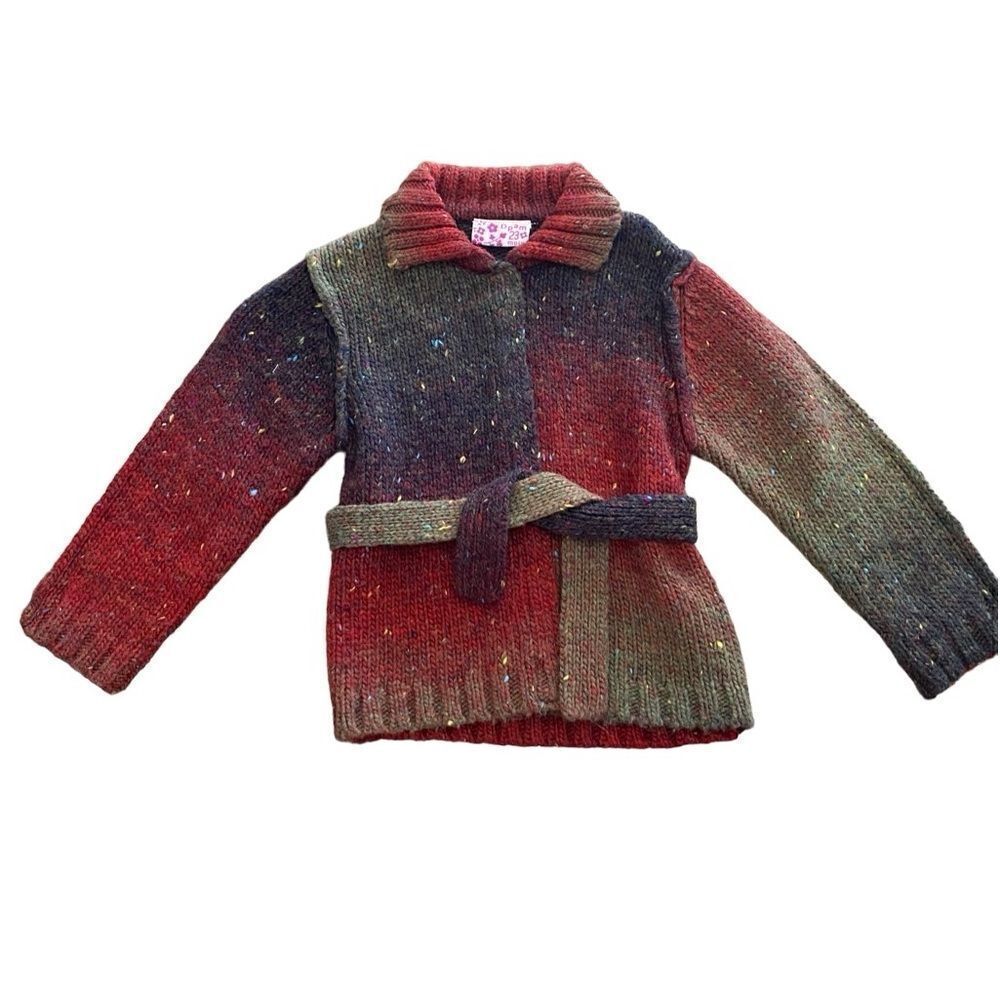Vintage Dpam Wool Sweater Coat 23-24 Months Made in France